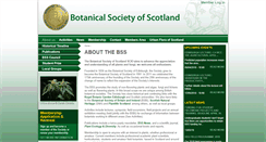 Desktop Screenshot of botanical-society-scotland.org.uk