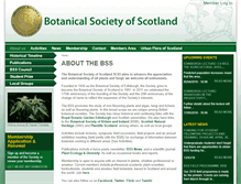 Tablet Screenshot of botanical-society-scotland.org.uk